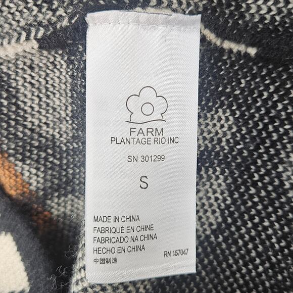 Farm‎ Rio Mixed Leopards Striped Sweater Dress Size Small New Animal Print - Picture 7 of 10